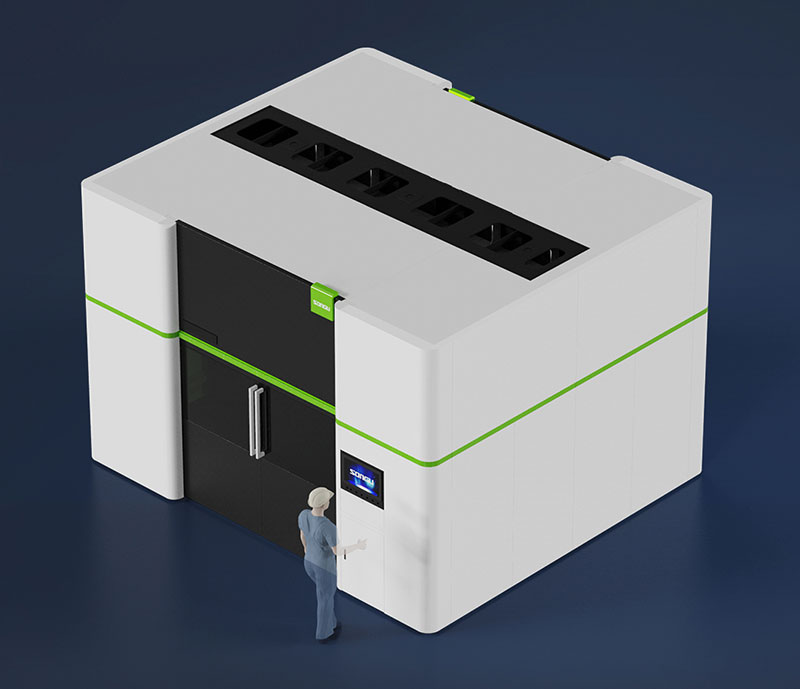 三维机器人激光切割(ge)机,三维激光切割机,3D激光切(qie)割机,全(quan)封闭(bi)式安全防护栏